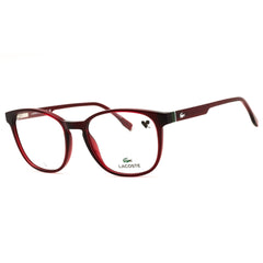 Lacoste L2975 N 601 Transparent Burgundy Men's Injected Propionate Full Rim Round
