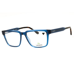 Lacoste L2976 N 410 Transparent Blue Men's Injected Propionate Rectangular Full Rim