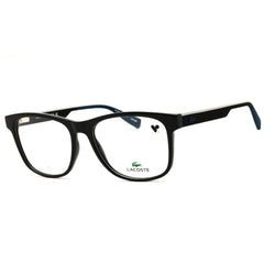 Lacoste L4004 001 Black Men's Rectangular Injected Propionate Full Rim Eyeglasses