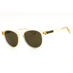 Lacoste L6055SN 750 Transparent Yellow Men's Injected Propionate Full Rim Round