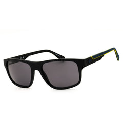 Lacoste L6057S 002 Matte Black Men's Injected Propionate Rectangular Full Rim