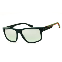 Lacoste L6057SN 301 Matte Green Men's Injected Propionate Full Rim Rectangular