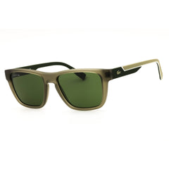 Lacoste L6058S 301 Matte Khaki Injected Propionate Men's Full Rim Rectangular