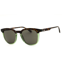 Lacoste L6073S 223 Havana/Transparent Light Green Injected Propionate Men's Full Rim