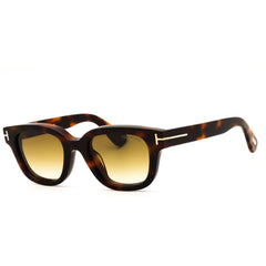 Tom Ford FT1274-D 53F Blonde Havana Acetate Rectangular Women's Sunglasses Full Rim