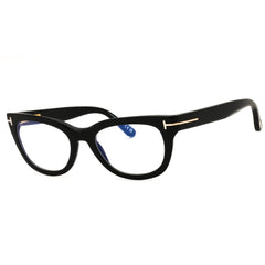 Tom Ford FT6066-B 001 Shiny Black Women's Cat Eye Acetate Full Rim Eyeglasses