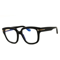 Tom Ford FT6094-B 001 Shiny Black Acetate Rectangular Women's Eyeglasses Full Rim