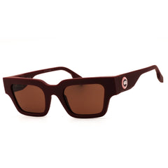 Canada Goose GC25603S 601 Matte Burgundy Injected Propionate Rectangular Sunglasses