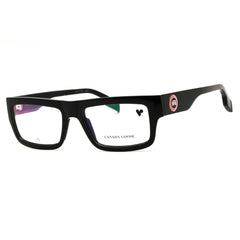Canada Goose GC25615 001 Black Injected Propionate Rectangular Eyeglasses
