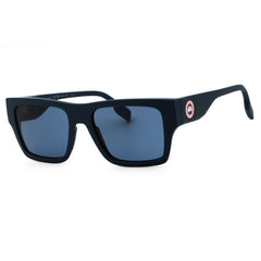Canada Goose GC25625S SID 424 Matte Blue Injected Propionate Rectangular Sunglasses