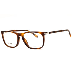 Hugo Boss Men's Havana Acetate Full Rim Rectangular Eyeglasses - 1044/IT 0086 00