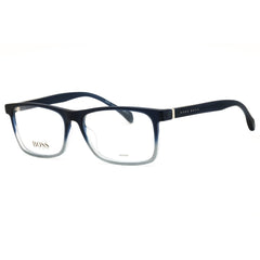Hugo Boss Men's Blue Metal Full Rim Rectangular Eyeglasses - 1084/IT 026O 00