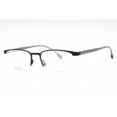 Hugo Boss Men's Matte Black Metal Rectangular Frame Eyeglasses - 1088/IT 0003 00