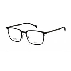 Hugo Boss Men's Matte Black Titanium Rectangular Frame Eyeglasses - 1096 0003 00
