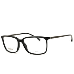 Hugo Boss 1185/IT 0807 00 Black Rectangular Full Rim Eyeglasses in Acetate for Unisex