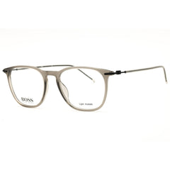 Hugo Boss 1313 0KB7 00 Grey Rectangular Full Rim Eyeglasses in Acetate for Men's
