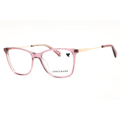Longchamp LO2674N 601 Rose Rectangular Full Rim Eyeglasses in Acetate for Women's