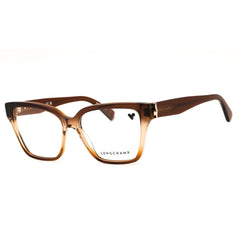 Longchamp LO2733N 200 Gradient Brown Rectangular Eyeglasses in Acetate for Women's