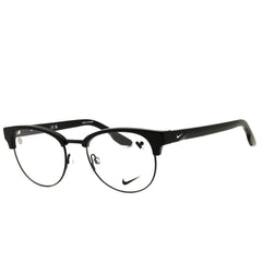 Nike 8402 N 001 Black Round Full Rim Eyeglasses in Metal for Unisex