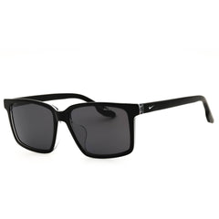 Nike ECLIPSE FALL LB IB0342 010 - Black Rectangular Sunglasses for Men's, Grey Lenses