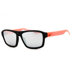 Nike LIVEFREE TEMPO EV24044 011 Men's Matte Black Rectangular Sunglasses