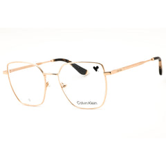 Calvin Klein CK24105 770 Women's Rose Gold Full Rim Rectangular Metal Eyeglasses Frame