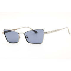 Calvin Klein CK24110S 014 Women's Light Gunmetal Full Rim Cat Eye Metal Sunglasses