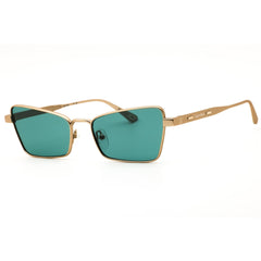 Calvin Klein CK24110S 716 Women's Matte Light Gold Full Rim Cat Eye Metal Sunglasses