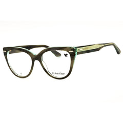 Calvin Klein CK24514 031 Women's Striped Grey/Azure Cat Eye Acetate Eyeglasses Frame
