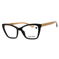 Calvin Klein CK24523N 001 Women's Black Cat Eye Injected Propionate Eyeglasses Frame
