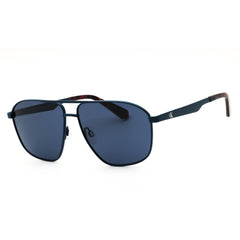 Calvin Klein Jeans CKJ24202S 400 Men's Blue Full Rim Oval Metal Sunglasses Frame