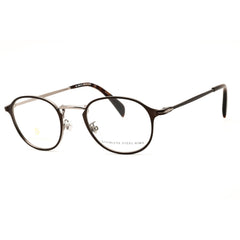 David Beckham DB 7055 005N 00 Men's Brown/Matte Ruthenium Metal Round Eyeglasses 48mm
