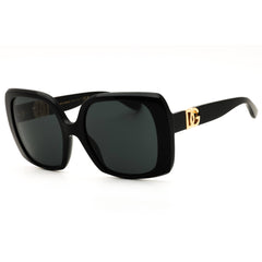 Dolce & Gabbana 0DG4475 501/87 Women's Black Acetate Full Rim Oversized Sunglasses