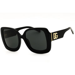 Dolce & Gabbana 0DG4513 501/87 Women's Black Acetate Full Rim Oversized Sunglasses