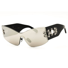 Dolce & Gabbana 0DG4526B 501/6G Women's Black Acetate Rimless Shield Sunglasses