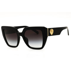 Dolce & Gabbana 0DG4538 501/8G Women's Black Acetate Full Rim Oversized Sunglasses