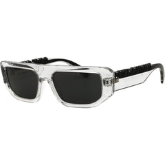 Dolce & Gabbana 0DG6203 313387 Transparent Full Rim Rectangular Sunglasses