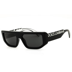Dolce & Gabbana 0DG6203 501/87 Black Full Rim Frame Rectangular Sunglasses