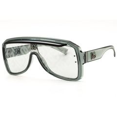 Dolce & Gabbana 0DG6205 3160AL Men's Transparent Grey Full Rim Shield Sunglasses