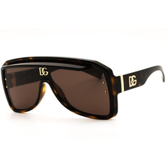 Dolce & Gabbana 0DG6205 502/73 Men's Havana Full Rim Frame Shield Sunglasses