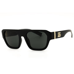 Dolce & Gabbana 0DG6206 501/87 Men's Black Acetate Full Rim Rectangular Sunglasses