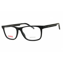 HUGO HG 1048 0003 00 Men's Matte Black Plastic Full Rim Rectangular Eyeglasses 55mm