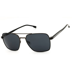 Hugo Boss 1045/S/IT 0V81 IR Men's Grey Metal Frame Rectangular Sunglasses 58mm