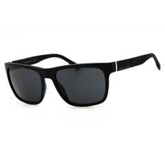 Hugo Boss 0918/S 0DL5 IR Men's Matte Black Plastic Rectangular Full Rim Sunglasses