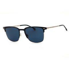 Hugo Boss 1019/S 0FLL KU Men's Matte Blue Metal Rectangular Full Rim Sunglasses