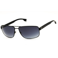 Hugo Boss 1035/S 003/9O Men's Matte Black Metal Rectangular Full Rim Sunglasses