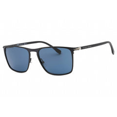 Hugo Boss 1004/S/IT 0FLL KU Men's Matte Blue Metal Frame Rectangular Sunglasses