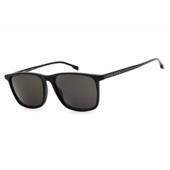 Hugo Boss 1046/S/IT 0807 IR Men's Black Plastic Rectangular Full Rim Sunglasses