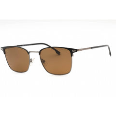 Hugo Boss 1122/U/S 0003 SP Men's Matte Black Metal Rectangular Full Rim Sunglasses