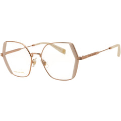 Marc Jacobs MJ 1068 0Y3R 00 Women's Gold Ivory Oversized Metal Full Rim Eyeglasses, 54mm